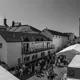 black and white image image of Bowmore distillery