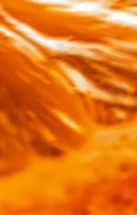 A succulent bright abstract image of a slice of orange,