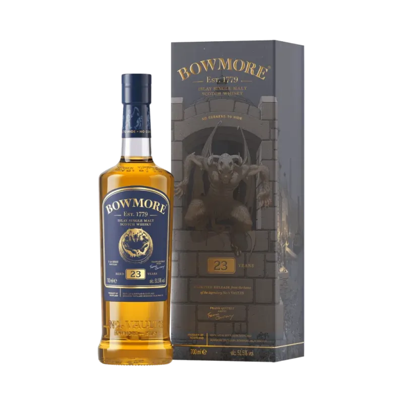 Bowmore Frank Quitely 23 Year Old No Corners and Box